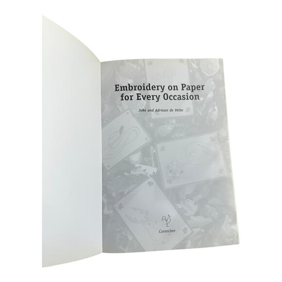 "Embroidery on paper for every occasion" by Joke and Adriaan de Vette diy needle - Picture 4 of 8